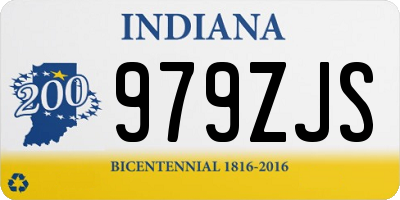 IN license plate 979ZJS