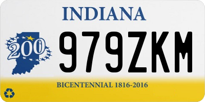IN license plate 979ZKM