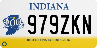 IN license plate 979ZKN