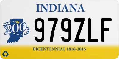 IN license plate 979ZLF