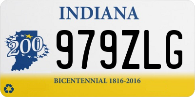 IN license plate 979ZLG