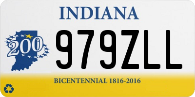 IN license plate 979ZLL