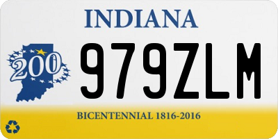IN license plate 979ZLM