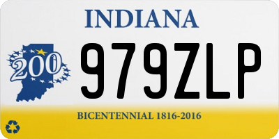 IN license plate 979ZLP