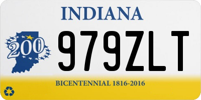 IN license plate 979ZLT