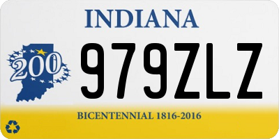 IN license plate 979ZLZ