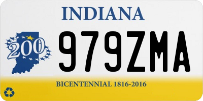 IN license plate 979ZMA