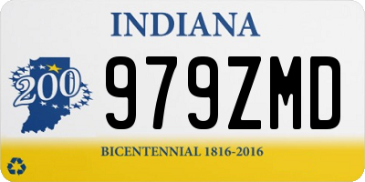 IN license plate 979ZMD