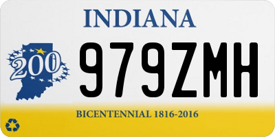 IN license plate 979ZMH