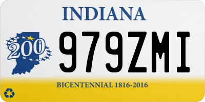 IN license plate 979ZMI