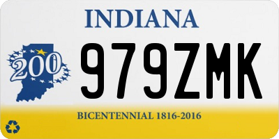 IN license plate 979ZMK