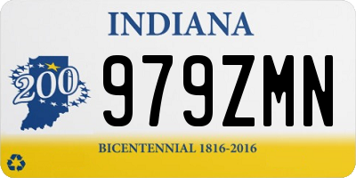 IN license plate 979ZMN