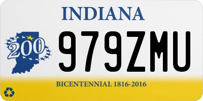 IN license plate 979ZMU