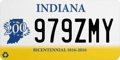 IN license plate 979ZMY