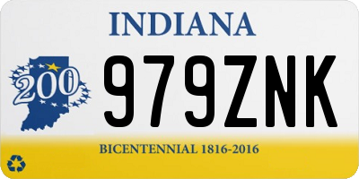 IN license plate 979ZNK