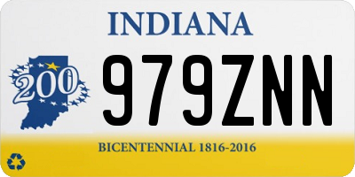 IN license plate 979ZNN