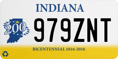 IN license plate 979ZNT