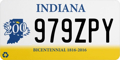 IN license plate 979ZPY