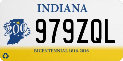 IN license plate 979ZQL