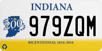 IN license plate 979ZQM
