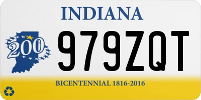IN license plate 979ZQT