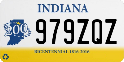 IN license plate 979ZQZ