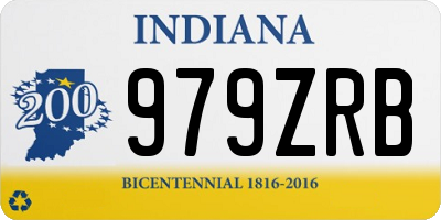 IN license plate 979ZRB