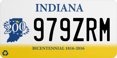 IN license plate 979ZRM