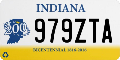 IN license plate 979ZTA