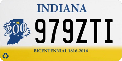 IN license plate 979ZTI