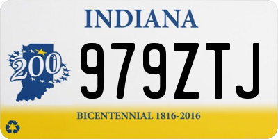IN license plate 979ZTJ