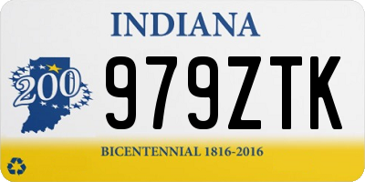 IN license plate 979ZTK