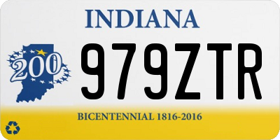 IN license plate 979ZTR