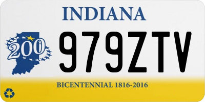 IN license plate 979ZTV