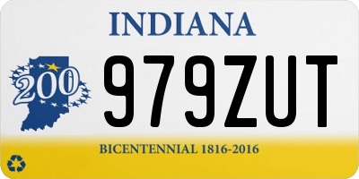 IN license plate 979ZUT