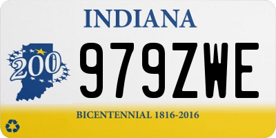 IN license plate 979ZWE