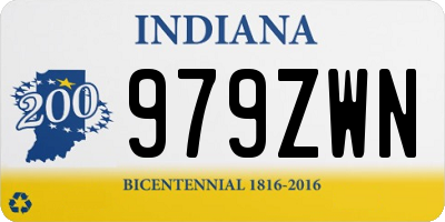IN license plate 979ZWN