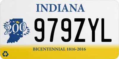 IN license plate 979ZYL