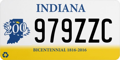 IN license plate 979ZZC
