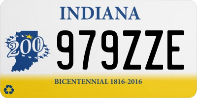 IN license plate 979ZZE