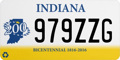 IN license plate 979ZZG