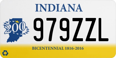 IN license plate 979ZZL