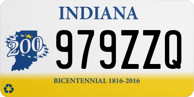 IN license plate 979ZZQ