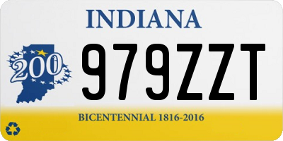 IN license plate 979ZZT