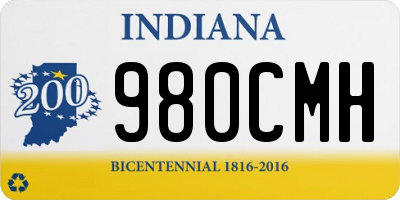 IN license plate 980CMH