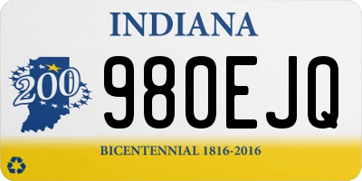 IN license plate 980EJQ