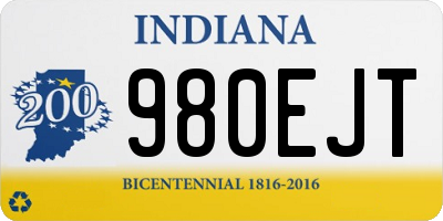 IN license plate 980EJT