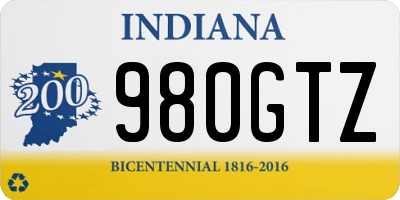 IN license plate 980GTZ