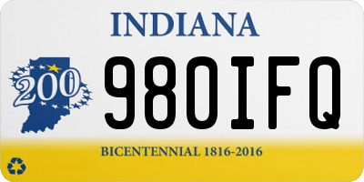 IN license plate 980IFQ