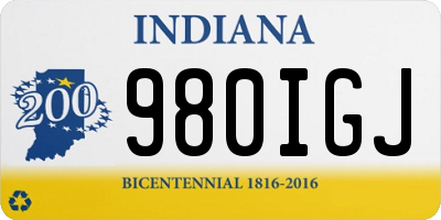 IN license plate 980IGJ
